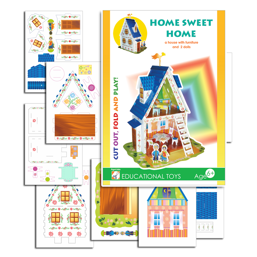 Agnijata Educational Toys - Home Sweet Home Craft Set