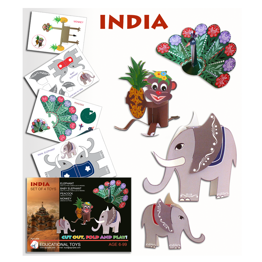 Agnijata Educational Toys - India Craft Set