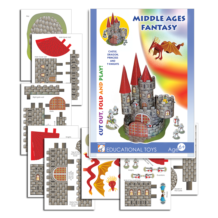 Agnijata Educational Toys - Middle Ages Fantasy Craft Set